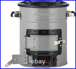 Versa, High-Efficiency, Wood-Burning, 14.25 Lbs Portable Rocket Stove for Outdoo Versa, High-Efficiency, Wood-Burning, 14.25 Lbs Portable Rocket Stove for Outdoo