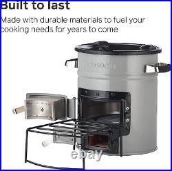 Versa, High-Efficiency, Wood-Burning, 14.25 Lbs Portable Rocket Stove for Outdoo Versa, High-Efficiency, Wood-Burning, 14.25 Lbs Portable Rocket Stove for Outdoo