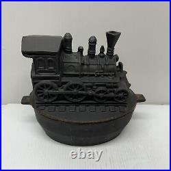 Vintage Cast Iron Steam Train Humidifier For Wood Stove