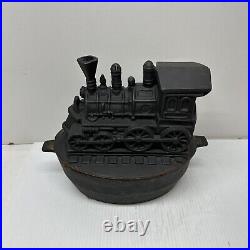 Vintage Cast Iron Steam Train Humidifier For Wood Stove