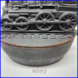 Vintage Cast Iron Steam Train Humidifier For Wood Stove