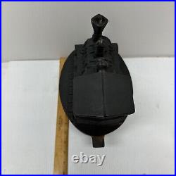 Vintage Cast Iron Steam Train Humidifier For Wood Stove