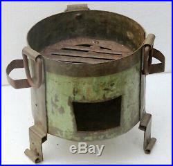 Vintage Cooking heating forged Iron Sigdi Sigri stove Wood Burning Fire Pit mini
