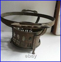 Vintage Cooking heating forged brass made stove Wood Burning Fire