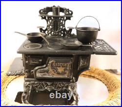 Vintage Example Cast Iron Crescent Wood Burning Stove Complete Not For Burning Vintage Example Cast Iron Crescent Wood Burning Stove Complete Not For Burning