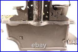Vintage Example Cast Iron Crescent Wood Burning Stove Complete Not For Burning