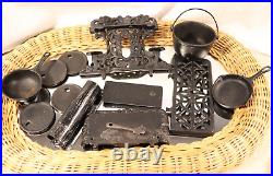 Vintage Example Cast Iron Crescent Wood Burning Stove Complete Not For Burning Vintage Example Cast Iron Crescent Wood Burning Stove Complete Not For Burning