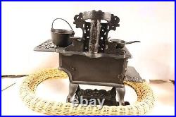 Vintage Example Cast Iron Crescent Wood Burning Stove Complete Not For Burning Vintage Example Cast Iron Crescent Wood Burning Stove Complete Not For Burning