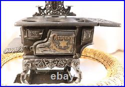 Vintage Example Cast Iron Crescent Wood Burning Stove Complete Not For Burning Vintage Example Cast Iron Crescent Wood Burning Stove Complete Not For Burning