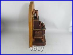 Vintage Folk Art Wooden Wood Burning Kitchen Stove Sculpture