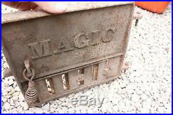 Vintage Magic WOOD BURNING STOVE CAST IRON DOOR Furnace