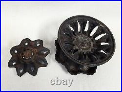 Vintage Ornate Round Cast Iron Black Steamer Pot Wood Stove Humidifier Vintage Ornate Round Cast Iron Black Steamer Pot Wood Stove Humidifier