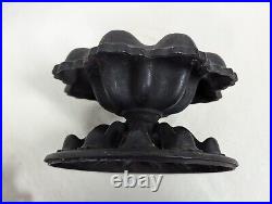 Vintage Ornate Round Cast Iron Black Steamer Pot Wood Stove Humidifier Vintage Ornate Round Cast Iron Black Steamer Pot Wood Stove Humidifier