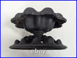 Vintage Ornate Round Cast Iron Black Steamer Pot Wood Stove Humidifier Vintage Ornate Round Cast Iron Black Steamer Pot Wood Stove Humidifier