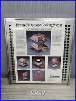 Vintage PYROMID 12 Portable Camping Grill Brand new sealed & carry bag