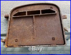 Vintage SUNBEAM Cast Iron Wood Burning Stove Door Furnace Boiler Sign ESTATE