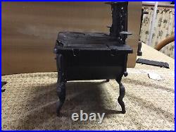 Vintage Small Mini CRESCENT Brand Wood Burning Replica Cast Iron Stove Dollhouse Vintage Small Mini CRESCENT Brand Wood Burning Replica Cast Iron Stove Dollhouse