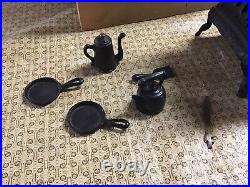 Vintage Small Mini CRESCENT Brand Wood Burning Replica Cast Iron Stove Dollhouse Vintage Small Mini CRESCENT Brand Wood Burning Replica Cast Iron Stove Dollhouse