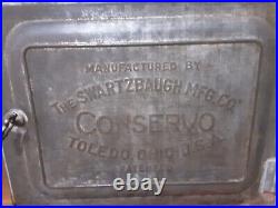 Vintage Swartzbaugh Conservo Camping Oven Toledo Ohio Canning Steamer Cooker GUC