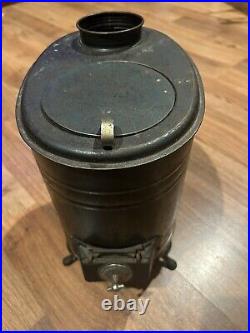 Vintage Tin Wood burning Stove. Salesman Sample
