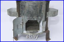 Vntg Style Cooking heating forged Iron Sigdi Sigri stove Wood Burning Fire Pit