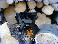 Voda Quality Heat Powered Wood Burning Mini Stove Top Fan Eco Friendly Black