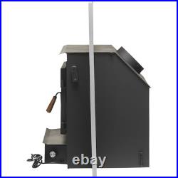 Vogelzang Plate Steel Wood Burning Fireplace Insert with Blower, 69,000 BTU