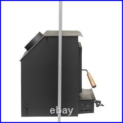 Vogelzang Plate Steel Wood Burning Fireplace Insert with Blower, 69,000 BTU