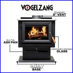 Vogelzang Plate Steel Wood Stove, 112,800 BTU, Model# VG2520-P