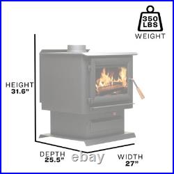 Vogelzang Plate Steel Wood Stove, 112,800 BTU, Model# VG2520-P