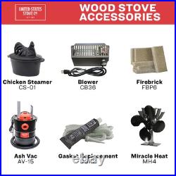 Vogelzang Plate Steel Wood Stove, 112,800 BTU, Model# VG2520-P