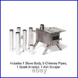WINNERWELL Nomad Medium Tent Stove Tiny Portable Wood Burning Stove for Ten WINNERWELL Nomad Medium Tent Stove Tiny Portable Wood Burning Stove for Ten