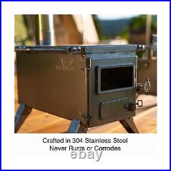 WINNERWELL Nomad Medium Tent Stove Tiny Portable Wood Burning Stove for Ten WINNERWELL Nomad Medium Tent Stove Tiny Portable Wood Burning Stove for Ten