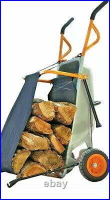 Wheelbarrow Firewood Carrier. Converts Wheelbarrow to Firewood Carrier in seconds