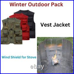Wind Shield for Stove & Vest Jacket Pack