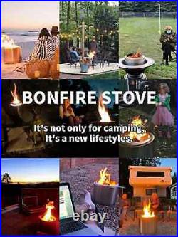 Winter Bonfire FirePit Outdoor Smokeless Stove Portable Wood Burning Firebowl 2x