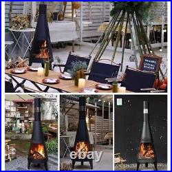 With Molly 231 outdoor camping fireplace type Wood Burning Camp Stove black