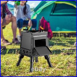 Wood Burner Stove Sturdy Firewood Burning Stove for Fishing Barbecue Cooking Wood Burner Stove Sturdy Firewood Burning Stove for Fishing Barbecue Cooking