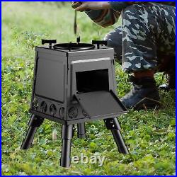 Wood Burner Stove Sturdy Firewood Burning Stove for Fishing Barbecue Cooking Wood Burner Stove Sturdy Firewood Burning Stove for Fishing Barbecue Cooking
