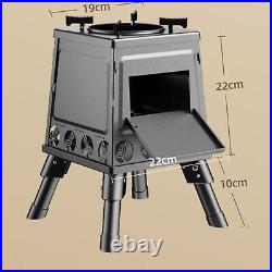 Wood Burner Stove Sturdy Firewood Burning Stove for Fishing Barbecue Cooking Wood Burner Stove Sturdy Firewood Burning Stove for Fishing Barbecue Cooking