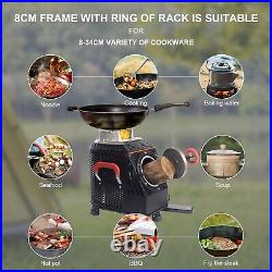 Wood Burning Camp Stove, Outdoor Portable Wood Burning Camp Stove, Large Stai Wood Burning Camp Stove, Outdoor Portable Wood Burning Camp Stove, Large Stai