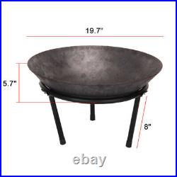 Wood Burning Fire Pit Outdoor Heater Backyard Patio Deck Stove Fireplace Bowl US