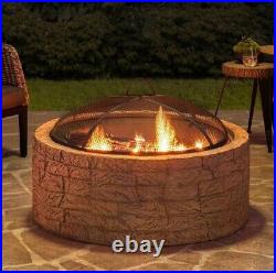 Wood Burning Fire Pit Set Fire Stove Heater for Backyard Patio Garden 26 Wood Burning Fire Pit Set Fire Stove Heater for Backyard Patio Garden 26