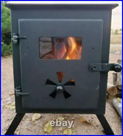 Wood Burning Mini Stove, perfect for small cabins and tiny houses