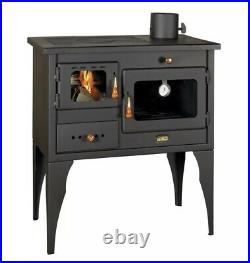 Wood Burning Oven Cooker Stove with Top Plate 10 KW Log Burner Fire TinyHome