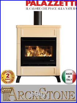 Wood Burning Stove Air Natural Palazzetti Elsa Star with Accumulation 7,8kW