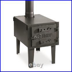 Wood Burning Stove Camping Hiking Cooking Backyard Cast Iron Heater Fireplace Wood Burning Stove Camping Hiking Cooking Backyard Cast Iron Heater Fireplace