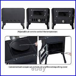 Wood Burning Stove Camping Outdoors Portable Foldable Cooking Grilling