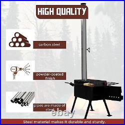 Wood Burning Stove Camping Stove For Tent Portable Tent Wood Stove With Pipe Wood Burning Stove Camping Stove For Tent Portable Tent Wood Stove With Pipe