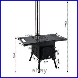 Wood Burning Stove Camping Stove Portable Picnic Tent Grill Cooking Wood Stove Wood Burning Stove Camping Stove Portable Picnic Tent Grill Cooking Wood Stove